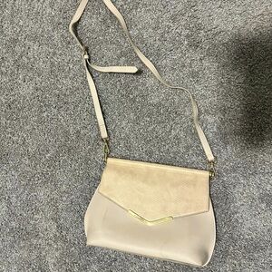 Tan purse with snakeskin, Vintage Style